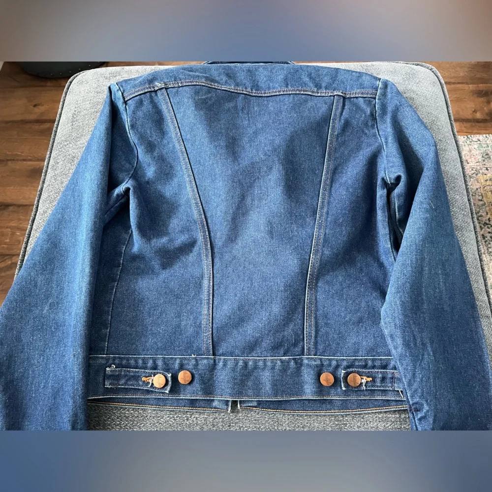 WRANGLER WOMEN'S ICONS DENIM JACKET size Euro 35/US 6 Slim fit - Picture 5 of 7